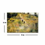 Wallity Cuadro Decorativo sobre Lienzo Pierre Auguste Renoir El camino de la hierba alta 45 x 70 cm